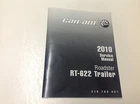 2010 Can Am Roadster RT-622 Trailer Repair Service Workshop Manual New Oem. Price: $179.99.