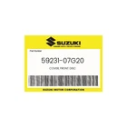 Suzuki Genuine Cover, Front Disc 59231-07G20 New. Price: $54.83.
