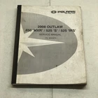 Polaris 2008 Outlaw 450 Mxr / 525 Irs & Ktm Engine Service Manual Acceptable. Price: $39.99.