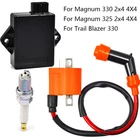 Ignition Coil Spark Plug Cdi For Polaris Magnum 330 325 2X4 4X4,TRAIL Blazer New. Price: $20.55.