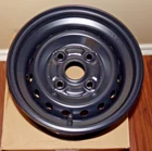 Honda Pioneer 500, 700 Black Rear Steel 12" Wheel, Rim 42650-HL3-A00 New. Price: $86.95.