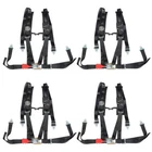 New 4 Pack Seat Belt Harness Point 2" Padded Black For Polaris Rzr Xp 1000. Price: $115.52.