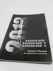 New Oem 2013 Polaris Rzr Owners Manual 9924099 #OM1. Price: $14.50.