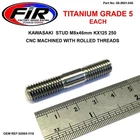 Fir Titanium G5 Stud M8X46MM Each, Kawasaki KX125 250 92004-1110 New. Price: $14.76.