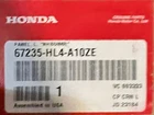 Honda Pioneer 1000-5 Drivers (lh) Panel Nemesis Silver Metallic 67235-HL4-A10ZE New. Price: $74.99.