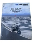 Polaris Oem Service Repair Manual / 9920975 2008 Outlaw 450 Mxr 525 Irs Used. Price: $26.99.