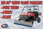 Kfi 60" Steel Snow Plow Combo John Deere Gator Xuv 590E/590I/590M + S4 Models New. Price: $749.00.