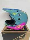 Fly Racing 73-8680YL Youth Kinetic Drip Helmet Turquoise/pink/yellow New. Price: $149.95.