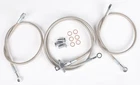 Streamline +2" Extended Steel Braided Front Brake Lines Kit Clear Honda Trx 250R New. Price: $71.73.