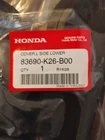 Honda Genuine Cover, L. Side (lower) 83690-K26-B00 New. Price: $50.00.