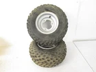 Suzuki Lta 50 Wheels Front Rear 7X6" 65310-43F00-13L 2002-2004 Used. Price: $150.00.