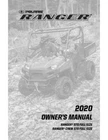 Polaris Owners Manual Book 2020 Ranger 570 Full Size & Crew New. Price: $19.50.