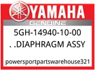 Yamaha Oem Part 5GH-14940-10-00 Diaphragm Assy New. Price: $80.49.