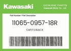 Kawasaki Genuine Cap,f.s.black 11065-0957-18R New. Price: $13.99.