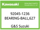 Kawasaki Oem Part 92045-1236 BEARING-BALL,627 New. Price: $17.09.