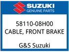 Suzuki Oem Part 58110-08H00 Cable,front Brake New. Price: $62.26.