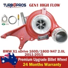 GEN1 High Flow Turbo No Actuator For Bmw X1 Sdrive 160D/180D N47 2.0L 2011-2015 Brand. Price: $855.24.