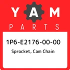 1P6-E2176-00-00 Yamaha Sprocket, Cam Chain 1P6E21760000, New Genuine Oem Part. Price: $40.54.