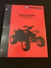 2008 Polaris Phoenix Atv Factory Service Manual Repair Book Oem 9921499 New. Price: $42.50.
