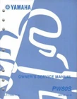 2004 Yamaha PW80S Motorcycle Owners Service Manual : LIT-11626-17-35 New. Price: $120.86.