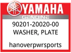 Yamaha Oem Part 90201-20020-00 Washer, Plate New. Price: $10.49.