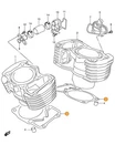 Suzuki Genuine VL800 Boulevard C50 Gasket, Cylinder Set 11241-41F00 Of Oem New. Price: $75.00.