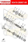 Yamaha Circlip (30X) 93410-26067-00 New. Price: $19.00.