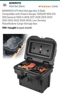 Kemimoto Utv Bed Storage Box 5.5GAL - Load Capacity 165.4 Pounds Open. Price: $75.99.