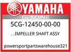 Yamaha Oem Part 5CG-12450-00-00 Impeller Shaft Assy New. Price: $92.99.