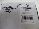Spindel Only For Stens 285-989, Hustler 783506, Spindle Rotary 10-11452 Used. Price: $58.50.