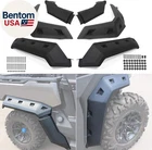 Extended Flares Compatible With Can Am Defender, Mud Guards Front&rear New. Price: $217.60.