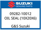Suzuki Oem Part 09282-10012 Seal, Oil New. Price: $8.55.