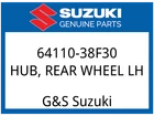 Suzuki Oem Part 64110-38F30 Hub,rear,l New. Price: $119.57.