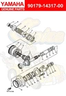 Yamaha Nut 90179-14317-00 Oem New. Price: $19.00.