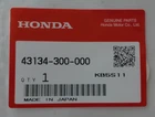 Nos 1979-2017 Honda CB750 CB650 Oem 43134-300-000 Dust Seal,brake Cam (HSP/12) New. Price: $5.00.