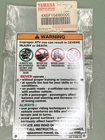 Yamaha BVG-F1568-00-00 Label, Warning New Genuine. Price: $31.70.