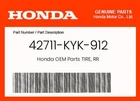 Honda Genuine Tire, Rr. 42711-KYK-912 New. Price: $112.33.
