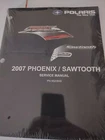 Polaris Phoenix/sawtooth Atv Service Manual 2007 Pn 9920849 With Cd Oem B40 New. Price: $27.94.