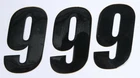 Dcor 45-24-9 Individual Numbers 4IN., NO.9 Black New. Price: $26.96.