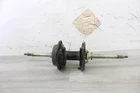 1985 Honda ATC110 Rear Axle Bearing Carrier Housing Brake Drum Sprocket Assembly Used. Price: $129.00.
