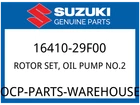 Suzuki Oem Part 16410-29F00 Rotor Set Oil Pump NO.2 New. Price: $45.74.