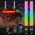 Mictuning 1/2/3/4FT Rgb+ic Chasing Lights Flag Cob Led Antenna Whips IP68 New. Price: $101.50.
