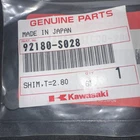 Kawasaki SHIM,T=2.80 92180-S028 Oem New A40. Price: $10.00.