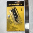 Nib Leatherman Rail Black Stainless Multi-tool 5 Tools Mpn 831803 4.8IN 2.3OZ New. Price: $56.00.