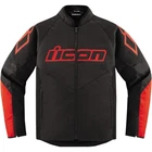 Icon Hooligan Textile Motorcycle Jacket Black/red New. Price: $150.00.