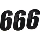 Dcor 45-24-6 Individual Numbers 4IN., NO.6 Black New. Price: $6.95.