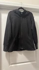 The North Face Women S Cover Up Full Zip Hooded Black Jacket Diamond Pattern Pre-owned. Price: $28.00.