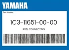 Yamaha Genuine Rod, Connecting 1C3-11651-00-00 New. Price: $90.63.