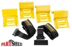 New Moose Trailer Wheel Tie Down Strap Kit 3920-0399 Atv Sxs. Price: $54.95.