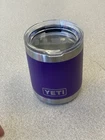 Yeti Rambler Lowball Purple Insulated Cup Tumbler 10 Oz Lid Included Vibenomics Used. Price: $15.00.
